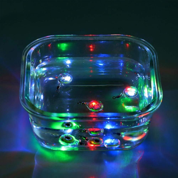 Mini leurre de pêche Lumière Led Deep Drop Underwater Eye Shape