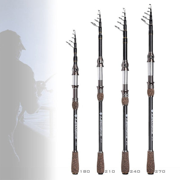 Carbon Telescopic Sea Rod Fishing