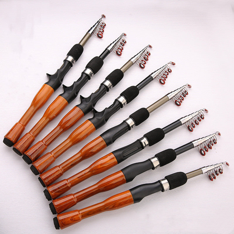 Short Section Telescopic Fishing Rod