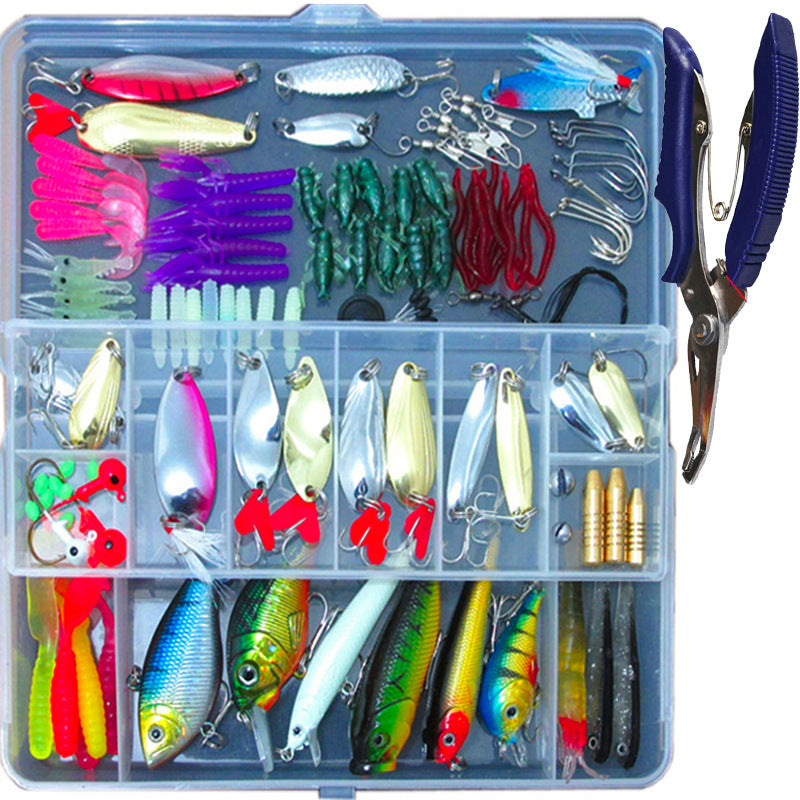 132 Pcs Fishing Lures Set Mixed Hooks