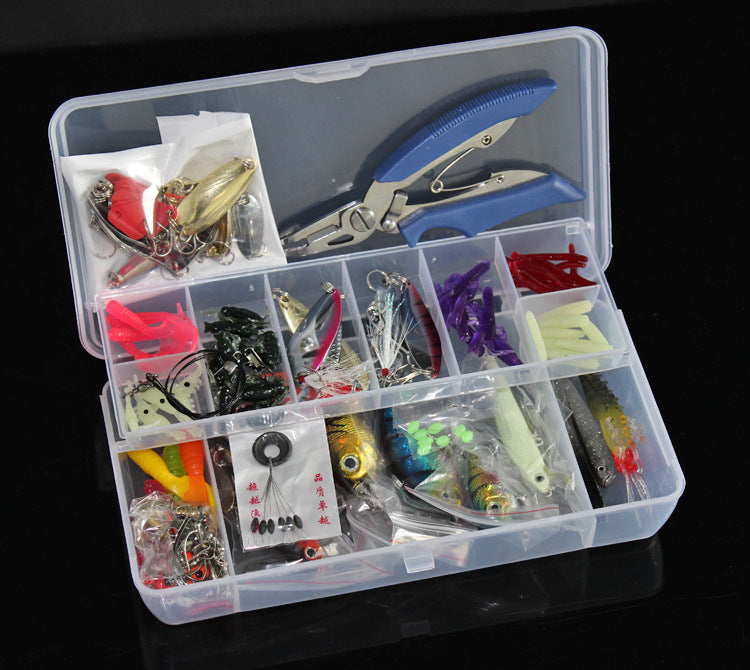 132 Pcs Fishing Lures Set Mixed Hooks