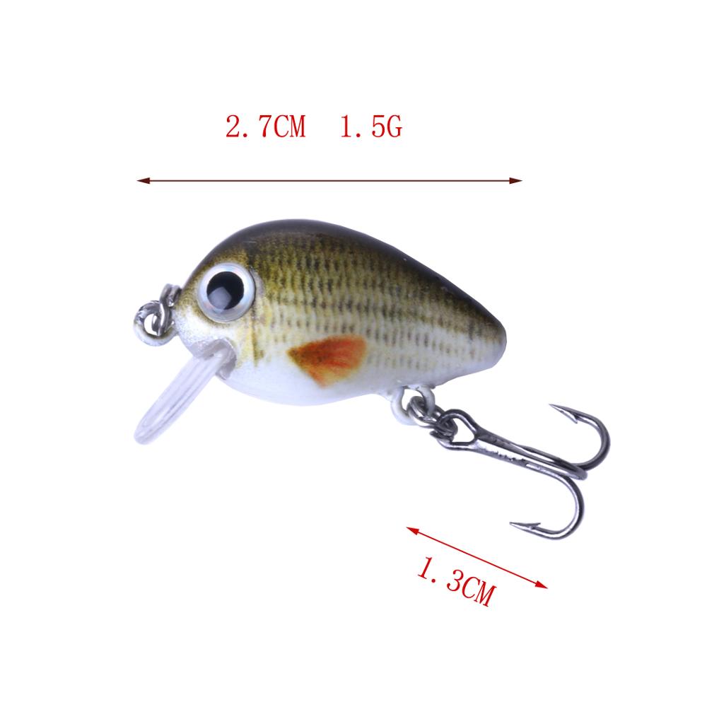 Mini Crankbait 2.7CM 1.5G bait  fishing lures