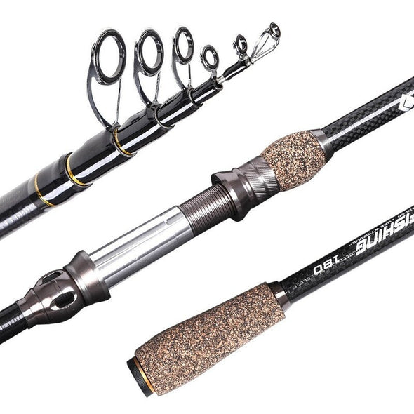 Carbon Telescopic Sea Rod Fishing