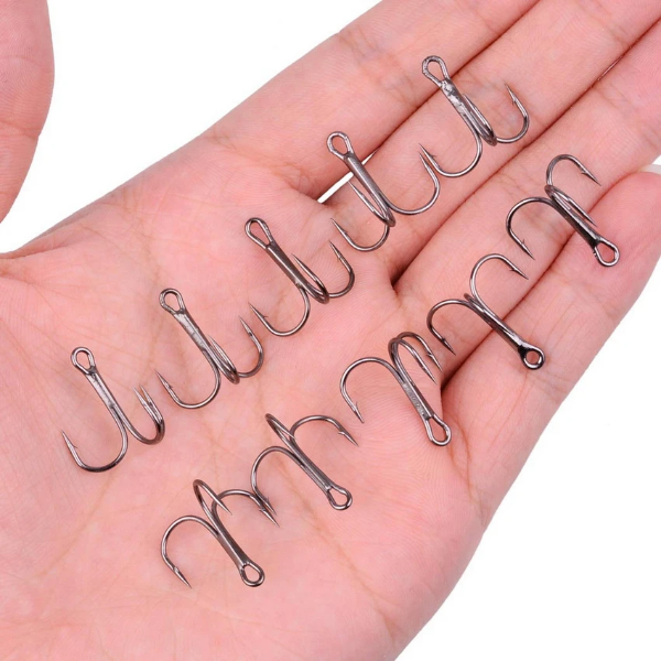 Carbon Treble Fishing Hooks