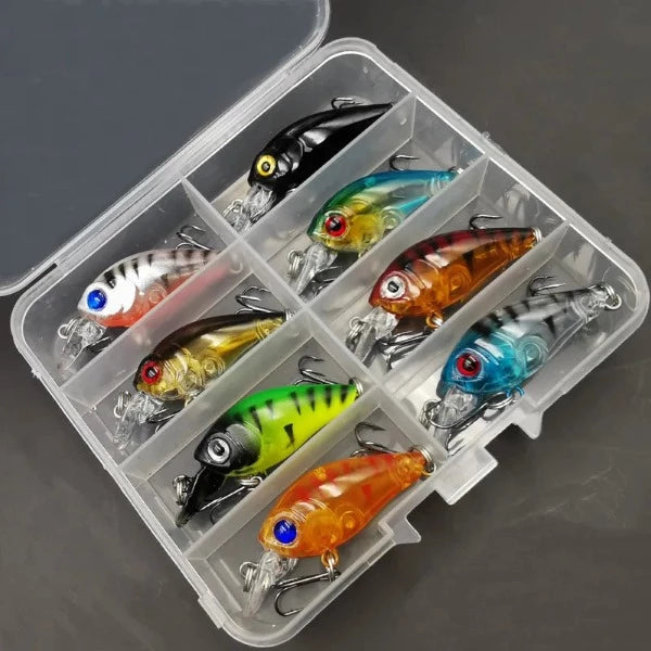 8pcs Crank Bait Set