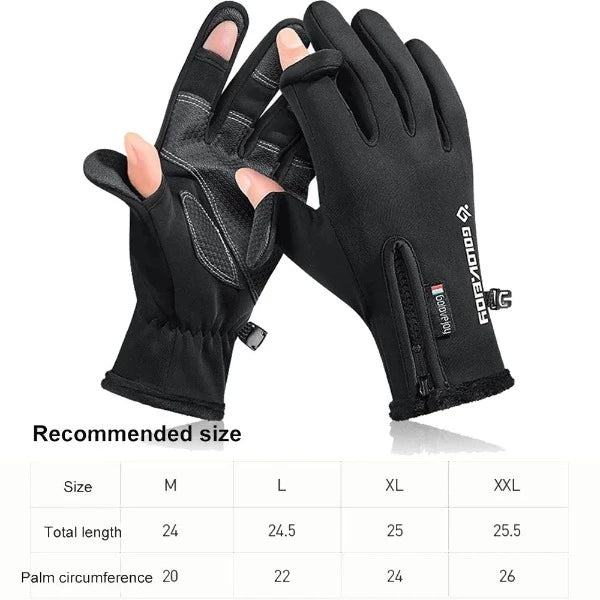 Weatherproof Winter Fishing Gloves