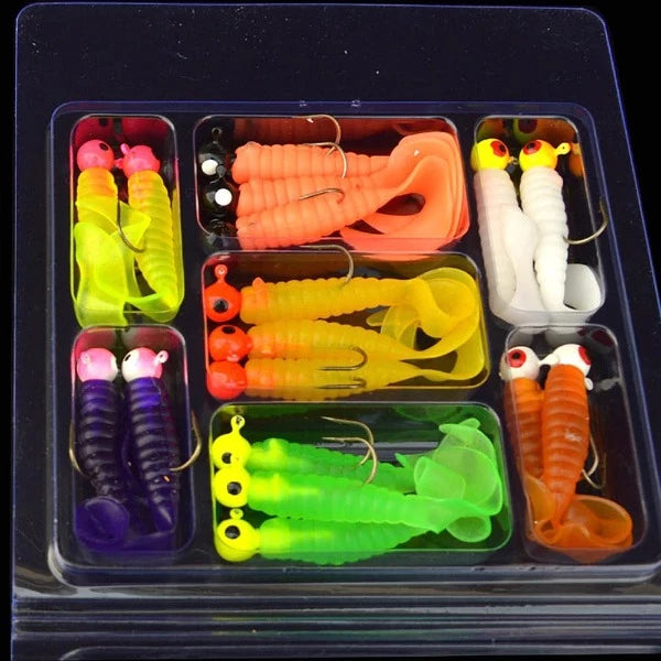 Vibrant Fishing Hooks Set