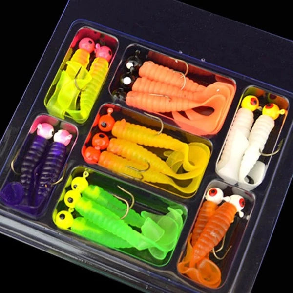 Vibrant Fishing Hooks Set