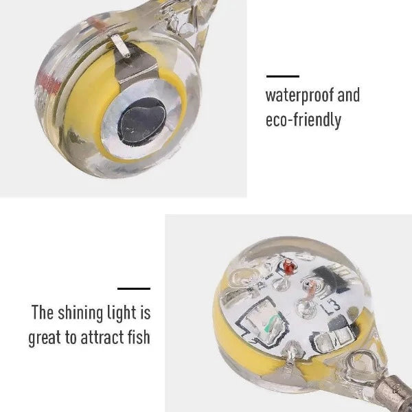 Deep Drop Underwater Eye Shape Fishing LED Lure